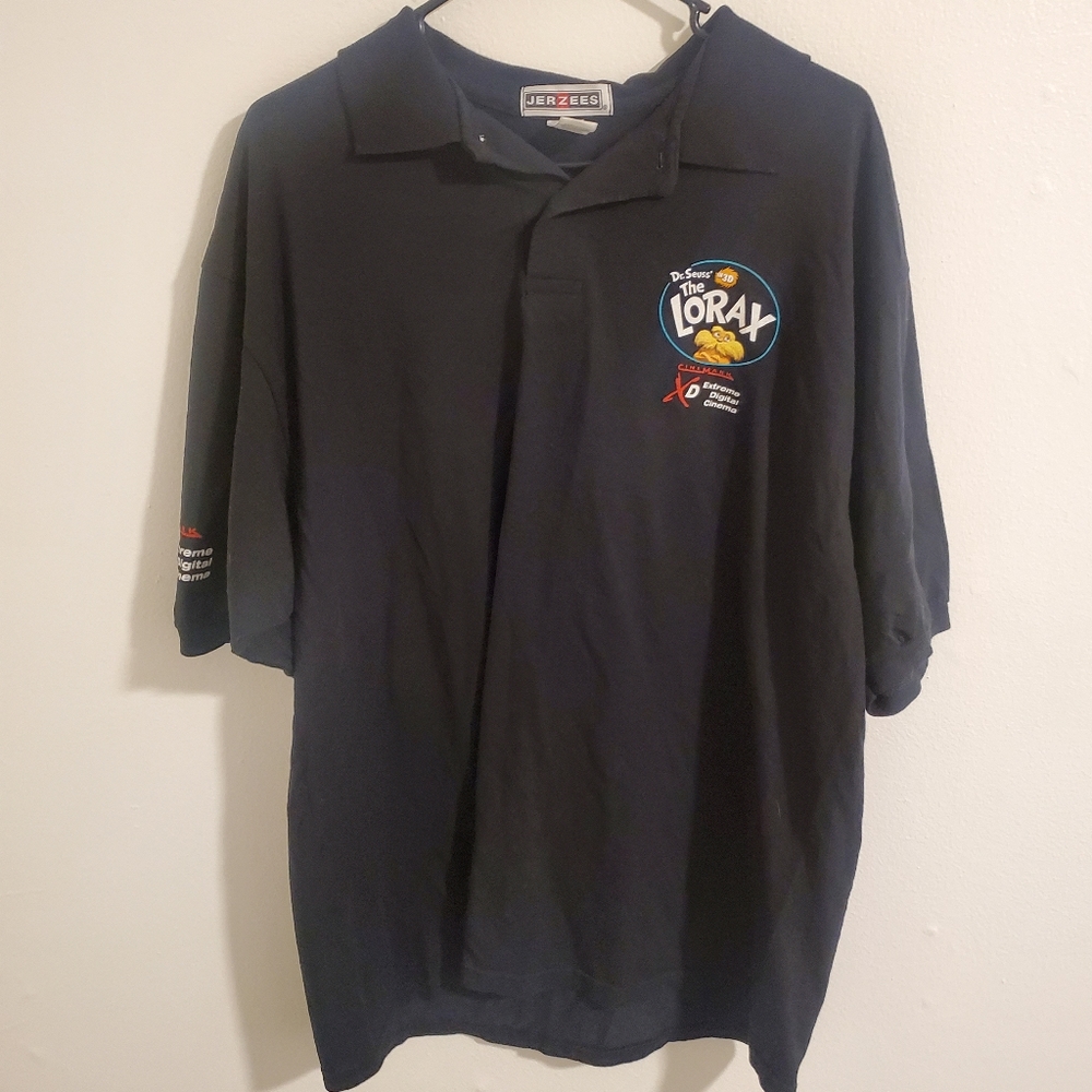 The Lorax Dr. Seuss 3D Movie Shirt Size XL 2012 Cinemark XD Jerzeed